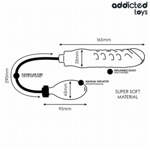 Addicted Toys - Dildo Gonflabil Model 3 - imagine 6