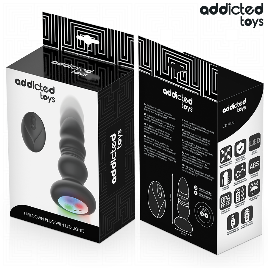 Addicted Toys-Plug Anal cu Impulsuri si Vibrații, Telecomandă 7 img 220972 d18e6d11a078c2829164cbcc55d9a3ac 1
