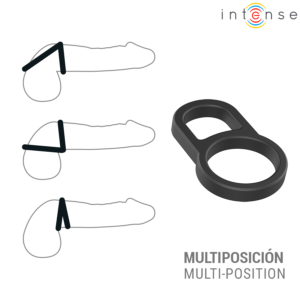 Intense For Him-Conleth Reglabil Inele Duble pentru Penis Model 3 - imagine 3