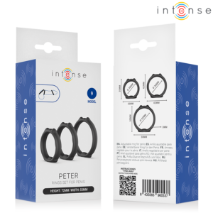 Intense For Him-Peter Set de 3 Inele pentru Penis Model 9 12 Intense For Him-Peter Set de 3 Inele pentru Penis Model 9 - imagine 6