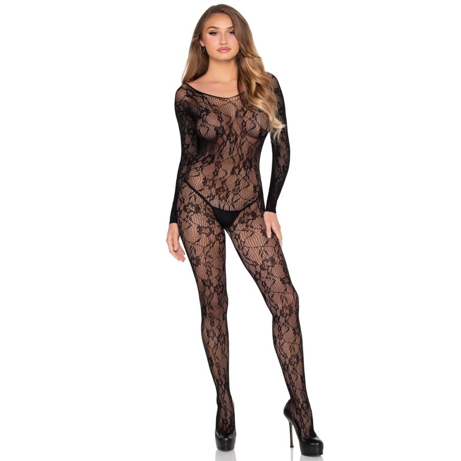 Leg Avenue Bodystockings-89366 Bodystocking din Dantelă Negru 6 img 221216 cb21dc626518af77fc5d624ccc93f841 1