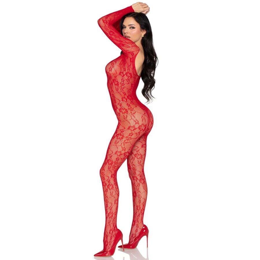 Leg Avenue Bodystockings-89366 Bodystocking Dantelat Roșu - One 3 img 221218 18c0a9f38601a7502315da32d6599996 1