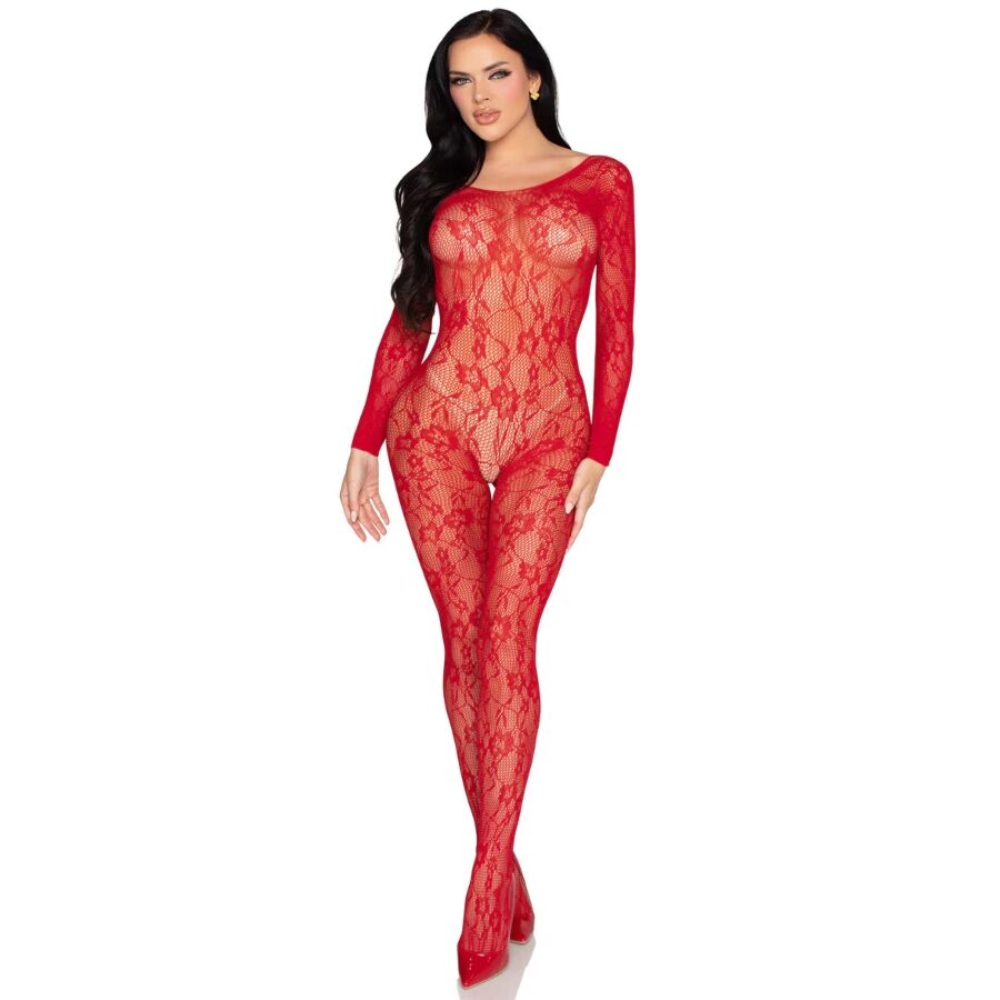 Leg Avenue Bodystockings-89366 Bodystocking Dantelat Roșu - One 4 img 221219 5cbddf9cd686f3aee71d41a8adf2ee05 1
