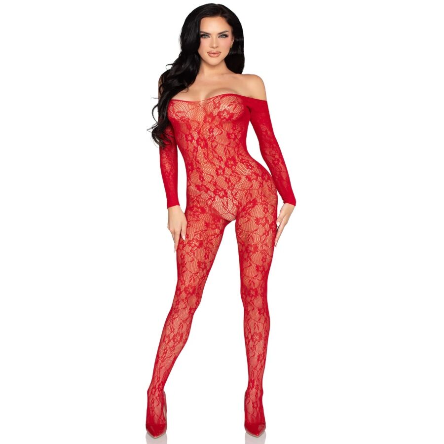 Leg Avenue Bodystockings-89366 Bodystocking Dantelat Roșu - One 5 img 221221 1690575445f7d499157e5f80cfa7896b 1