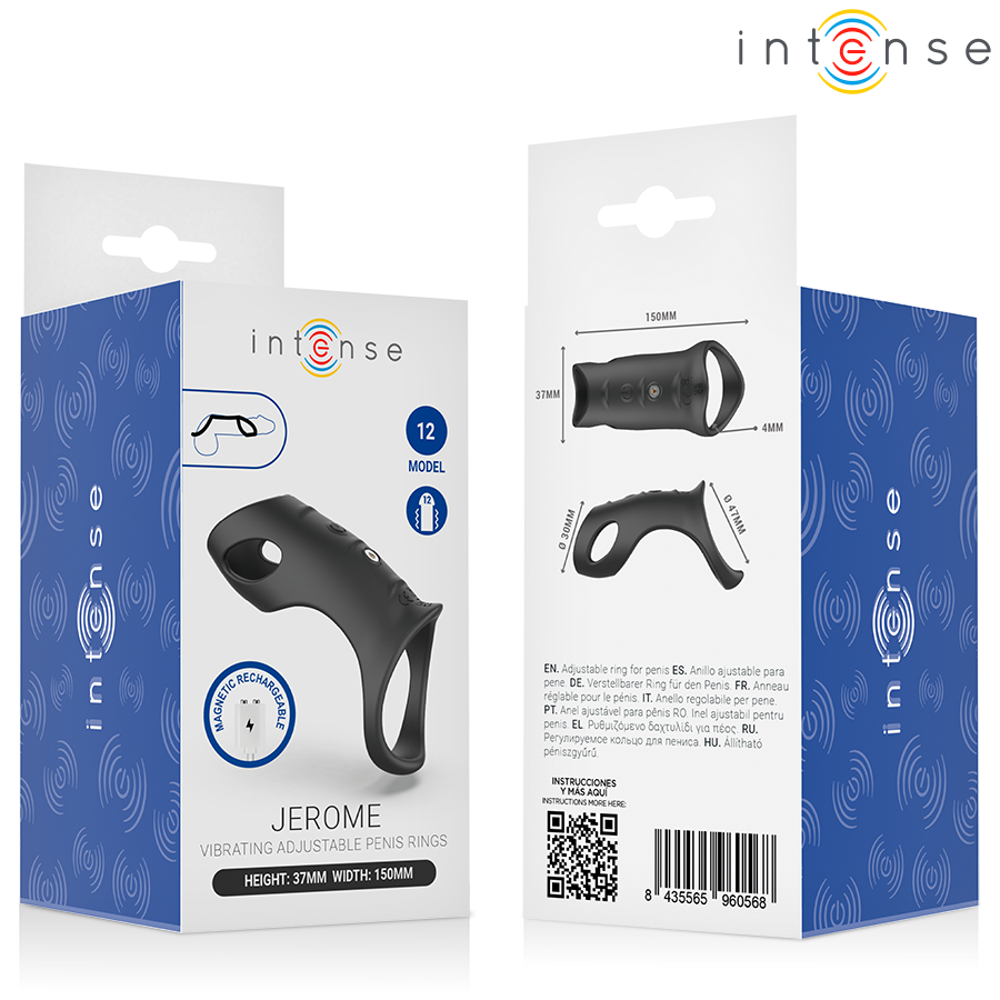 Intense For Him-Jerome Inel Vibrator Reglabil Model 12 7 Intense For Him-Jerome Inel Vibrator Reglabil Model 12 · Inele & Mansoane Penis (imaginea 7)