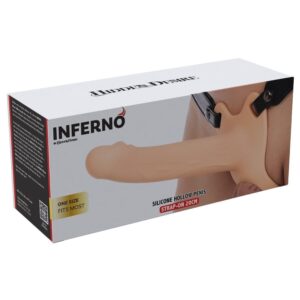 Hidden Desire-Inferno Manșon Penis Strap-on 20 cm-Silicon 12 Hidden Desire-Inferno Manșon Penis Strap-on 20 cm-Silicon - imagine 6