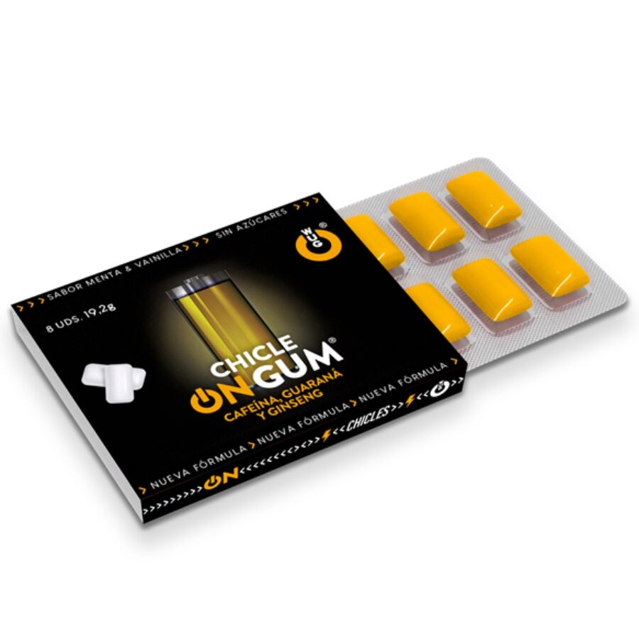 WUG Gum-Gumă Energizantă cu Cofeină, Ginseng și Guarana, 1 X 8 1 img 222910 4155d327823b7859e2975b5eee655a06 1