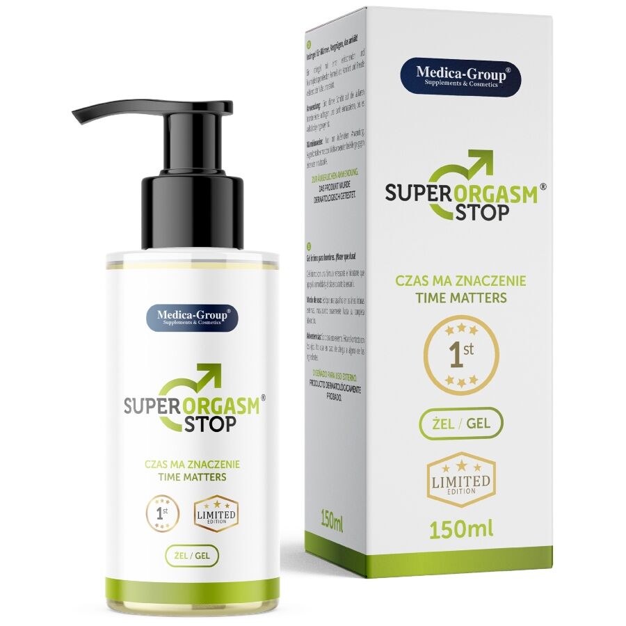 Medica Group-Super Orgasm Stop Gel Intim pentru Bărbați 150 ml 1 img 223137 98dc012dfc1b9dd15e532d1e7e5c4f3f 1