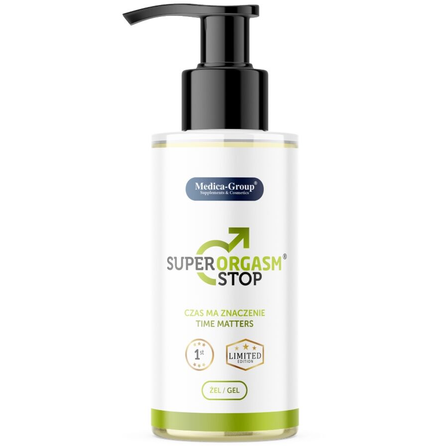 Medica Group-Super Orgasm Stop Gel Intim pentru Bărbați 150 ml 2 img 223138 19c172b504299179f768250e3f50a800 1