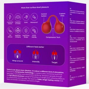 Snail Vibe - Twinn Cherry Vibrator de Deget - imagine 4