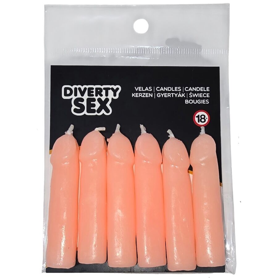 Diablo Picante-Set 6 Lumânări Formă Penis, Culoare Piele 1 img 223680 0e98b89b419db5f90fc26e069b855bda 1