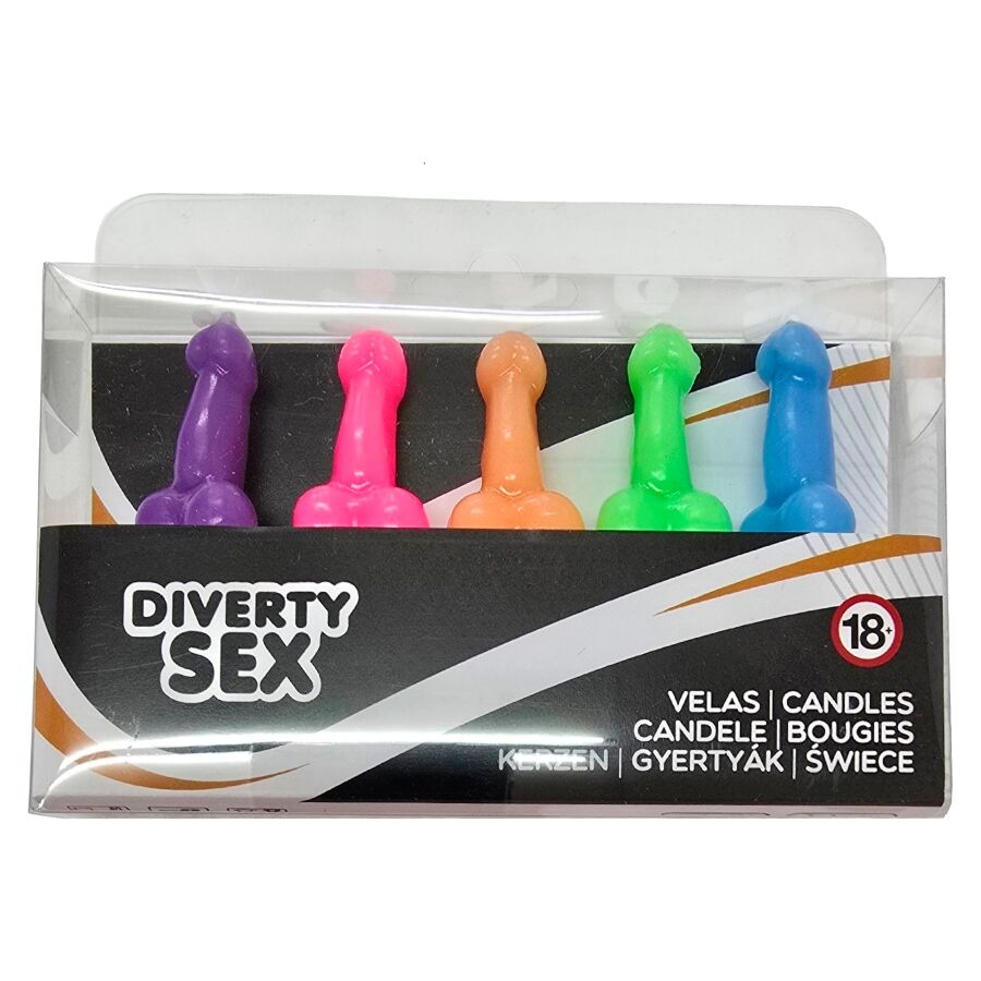 Diablo Picante-Diverty Sex Diablo Picante Cutie 5 Lumânări 1 img 223687 08973f56545aded6de6d7981ab429f04 1