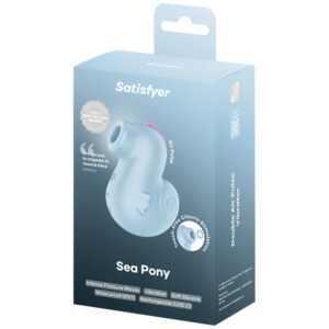 Satisfyer Air Pulse-Sea Pony Vibrator și Stimulator cu Puls 8 Satisfyer Air Pulse-Sea Pony Vibrator și Stimulator cu Puls - imagine 3