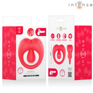 Intense For Him-Russell Inel Vibrator pentru Penis cu Stimulator - imagine 10