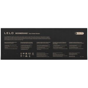Lelo-Vibrator Boomerang Dublu Capete Mov-Silicon, 12 Trepte 8 Lelo-Vibrator Boomerang Dublu Capete Mov-Silicon, 12 Trepte - imagine 3