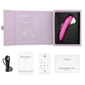 Womanizer-Pro Vibrant Stimulator Clitoral Roz-Silicon, 10 Trepte 10 Womanizer-Pro Vibrant Stimulator Clitoral Roz-Silicon, 10 Trepte - imagine 3