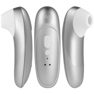Womanizer-Pro Vibrant Stimulator Clitoral Silver Grey-Silicon 11 Womanizer-Pro Vibrant Stimulator Clitoral Silver Grey-Silicon - imagine 4