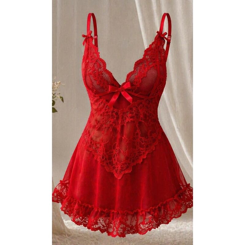 Livco Corsetti Fashion-Nuit Set Tricou + Chilot Roșu 2028 S/M 3 img 224585 8dda71c9b8be1bac0892ef1c3b8546dd 1