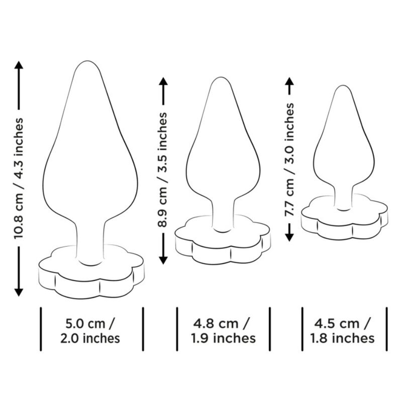 Romp-Luster Kit Antrenament Anal S/M/L cu Bază în Formă 7 img 225044 b20734f70767a8b959d2bffcc024f581 1