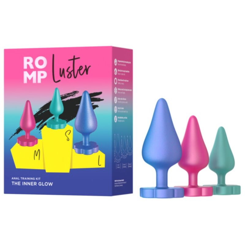 Romp-Luster Kit Antrenament Anal S/M/L cu Bază în Formă 6 img 225052 0fd78e69a80261228a410943b1325d8b 1