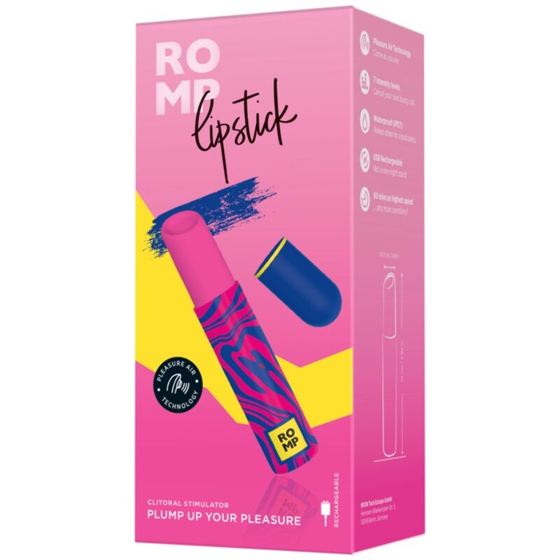 Romp-Lipstick Stimulator Clitoral 7 Niveluri-7 Trepte 7 img 225090 7cdb6efafc54b2414a0dc3e57d9bd357 1