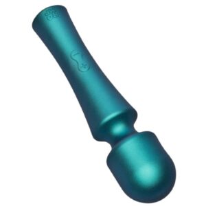 Romp-Presto Mini Wand Vibrator Cap Flexibil Verde-Silicon - imagine 3