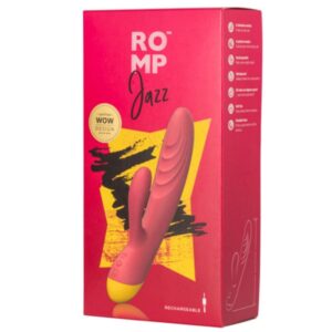 Romp-Jazz Vibrator Rabbit Reîncărcabil Roșu-Silicon, Reincarcabil 15 Romp-Jazz Vibrator Rabbit Reîncărcabil Roșu-Silicon, Reincarcabil - imagine 6
