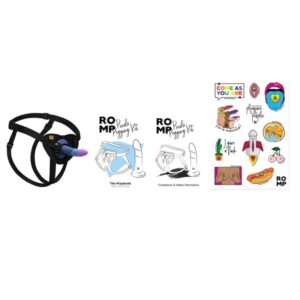 Romp-Piccolo Harness cu Dildo din Silicon Tricolor 14 cm-Ventuza 15 Romp-Piccolo Harness cu Dildo din Silicon Tricolor 14 cm-Ventuza - imagine 5