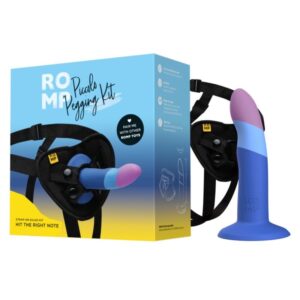 Romp-Piccolo Harness cu Dildo din Silicon Tricolor 14 cm-Ventuza 16 Romp-Piccolo Harness cu Dildo din Silicon Tricolor 14 cm-Ventuza - imagine 6