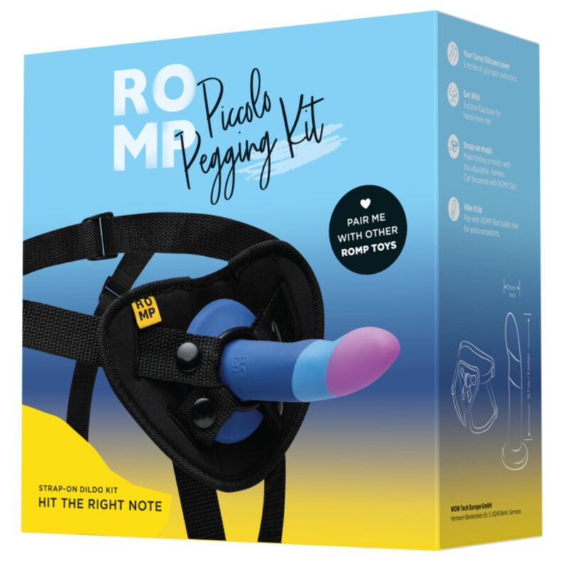 Romp-Piccolo Harness cu Dildo din Silicon Tricolor 14 cm-Ventuza 10 img 225251 1899d5dfa312e60a01afa57136280d03 1