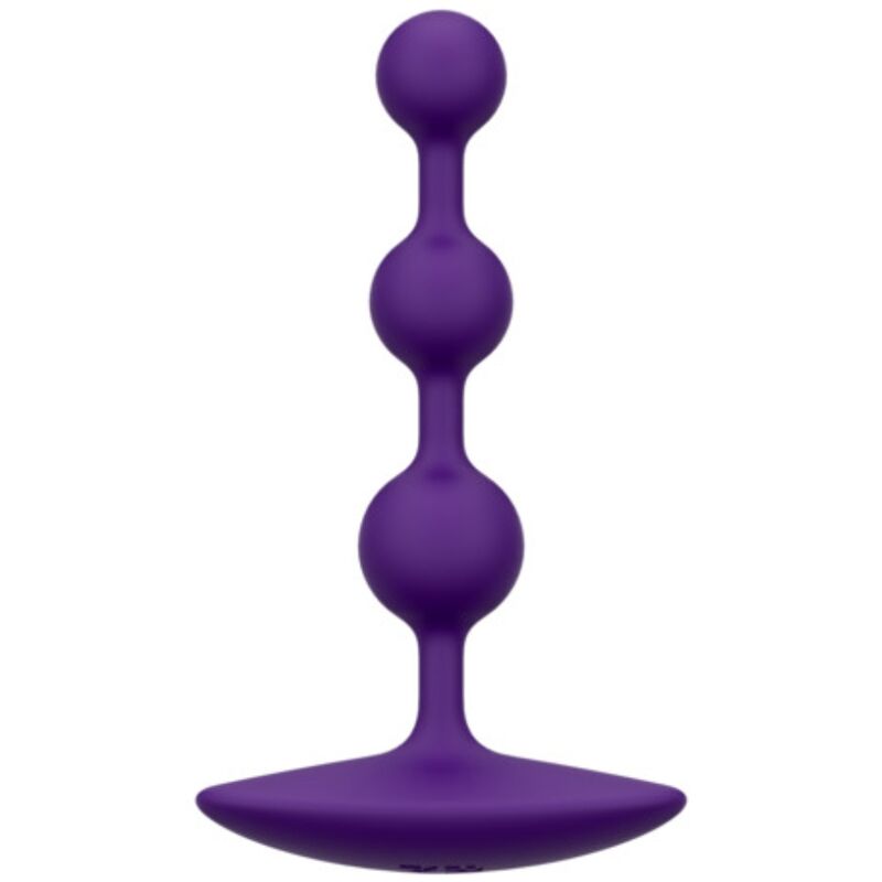 Romp-Amp Perle Anale Flexibile din Silicon 12,5 cm Mov
