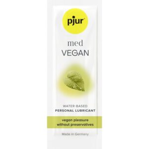 Pjur-Med Vegan Glide Lubrifiant pe Bază de Apă 2 ml · Lubrifiant