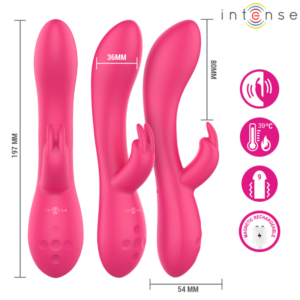 Intense High Tech-Tammy Rabbit Stimulator cu Încălzire-Silicon 15 Intense High Tech-Tammy Rabbit Stimulator cu Încălzire-Silicon - imagine 7