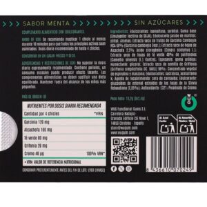 Wug Gum-WUG Diet Guma Funcțională fără Zahăr, Gust Mentă 7 Wug Gum-WUG Diet Guma Funcțională fără Zahăr, Gust Mentă - imagine 3