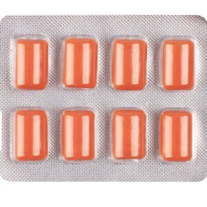 WUG - Multivit Gumă Mestecabilă Multivitaminică Aromă Tropicală, Blister 8 Uds - imagine 4