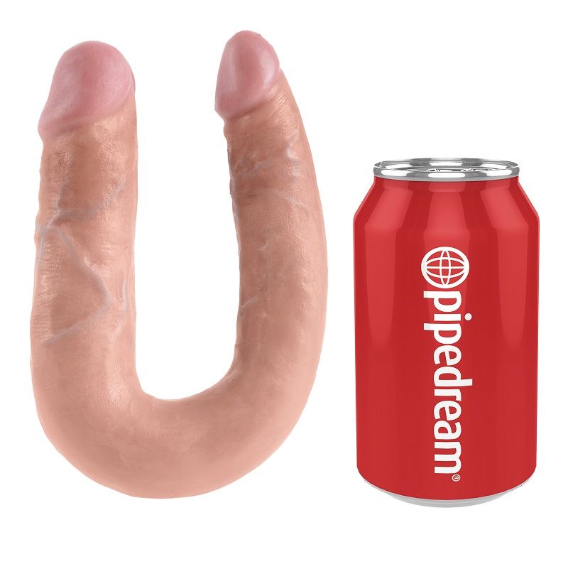 King Cock-Dildo Dublu de Penetrare 13.9 cm Natural-Waterproof 3 img 29467 07df17fdadbd213804508510665cc200 1
