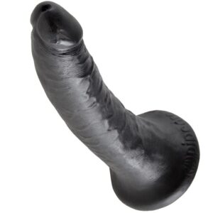 King Cock-17.8 cm Negru-Waterproof, Ventuza 8 King Cock-17.8 cm Negru-Waterproof, Ventuza - imagine 3