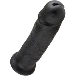 King Cock-25 cm Negru-Latex, Ventuza 8 King Cock-25 cm Negru-Latex, Ventuza - imagine 3