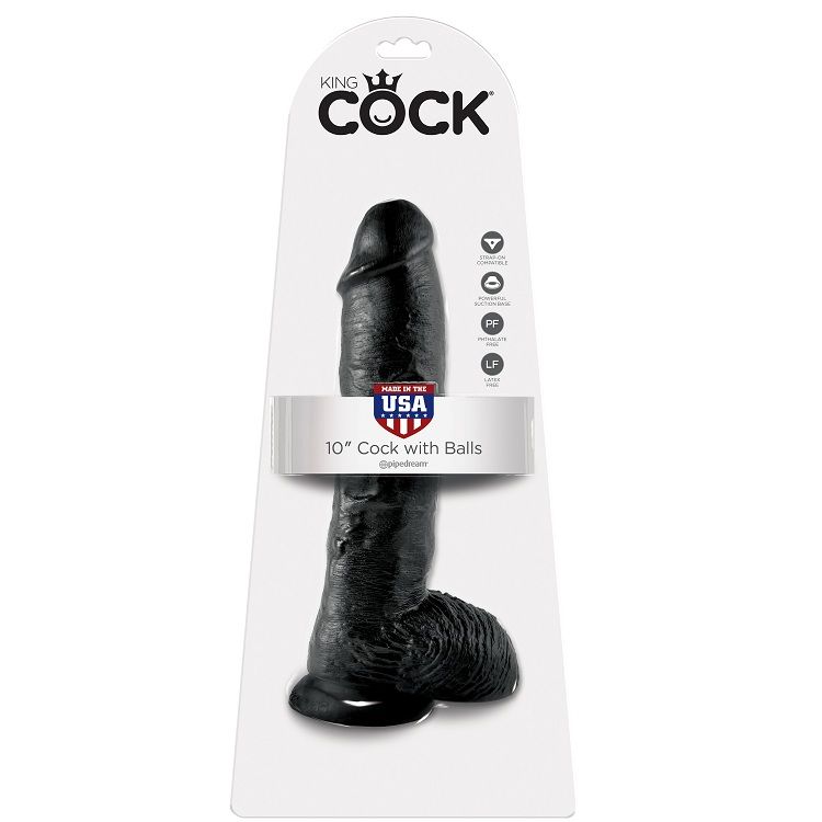 King Cock-Dildo Realist Negru 26.5 cm-Ventuza 3 img 29648 5b58abc0443bed58be705b4214dae1ef 1