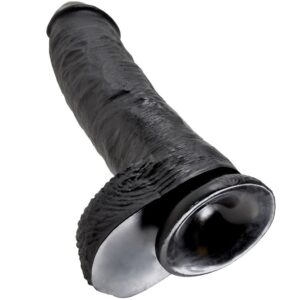 King Cock-Dildo Realist Negru 26.5 cm-Ventuza 10 King Cock-Dildo Realist Negru 26.5 cm-Ventuza - imagine 5