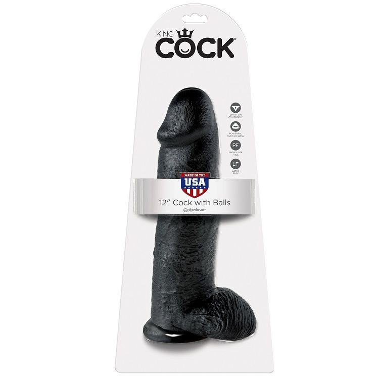King Cock-12 Penis Realist Negru 30.48 cm-Ventuza 3 img 29678 c9dae1163dde4b577ba2a05b7bde296a 1
