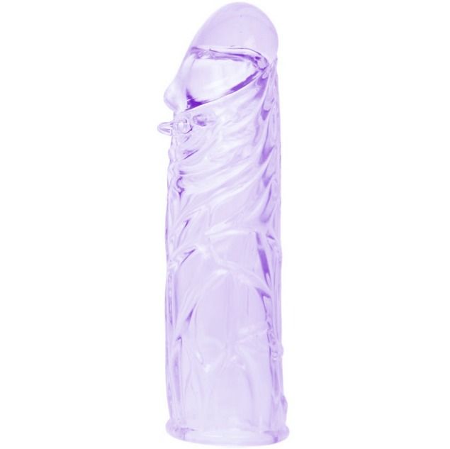 Baile For Him-Husa Lilac pentru Penis din Silicon Adaptabil 13 cm 1 img 31602 372c64d9e8538284f40c607a03df51cf 1