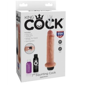 Pipedreams-King Cock - 17.8 cm Squirting Dildo-Latex, Waterproof · Dildo & Stimulatoare (imaginea 6)
