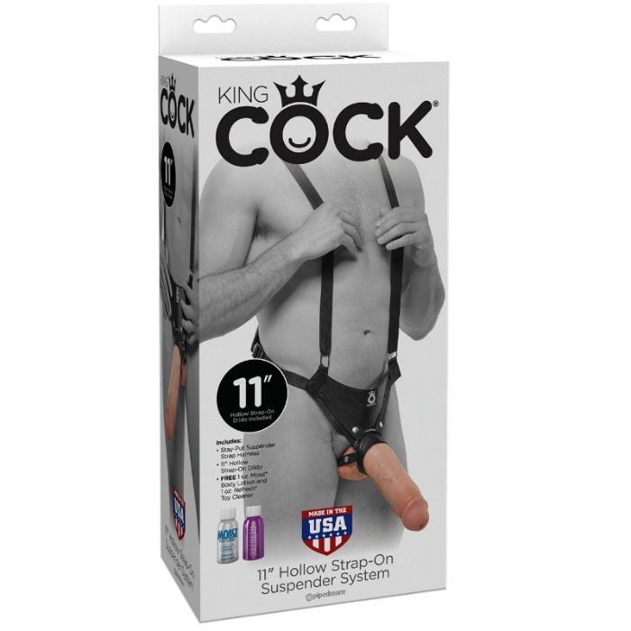 King Cock-Strap-on cu Dildo Gol 28 cm si Bretele Culoare Carne 2 img 45226 629fe8acc1fa3e5b614e389bdcb9495f 1