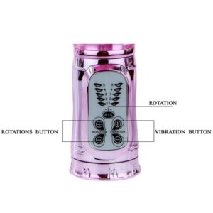 Baile Rotations-Vibrator Reîncărcabil cu Rotație si Stimulator - imagine 10