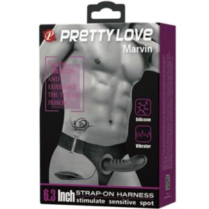 Harness Collection-Marvin Strap-on cu Vibrații si Dildo 11 Harness Collection-Marvin Strap-on cu Vibrații si Dildo - imagine 3