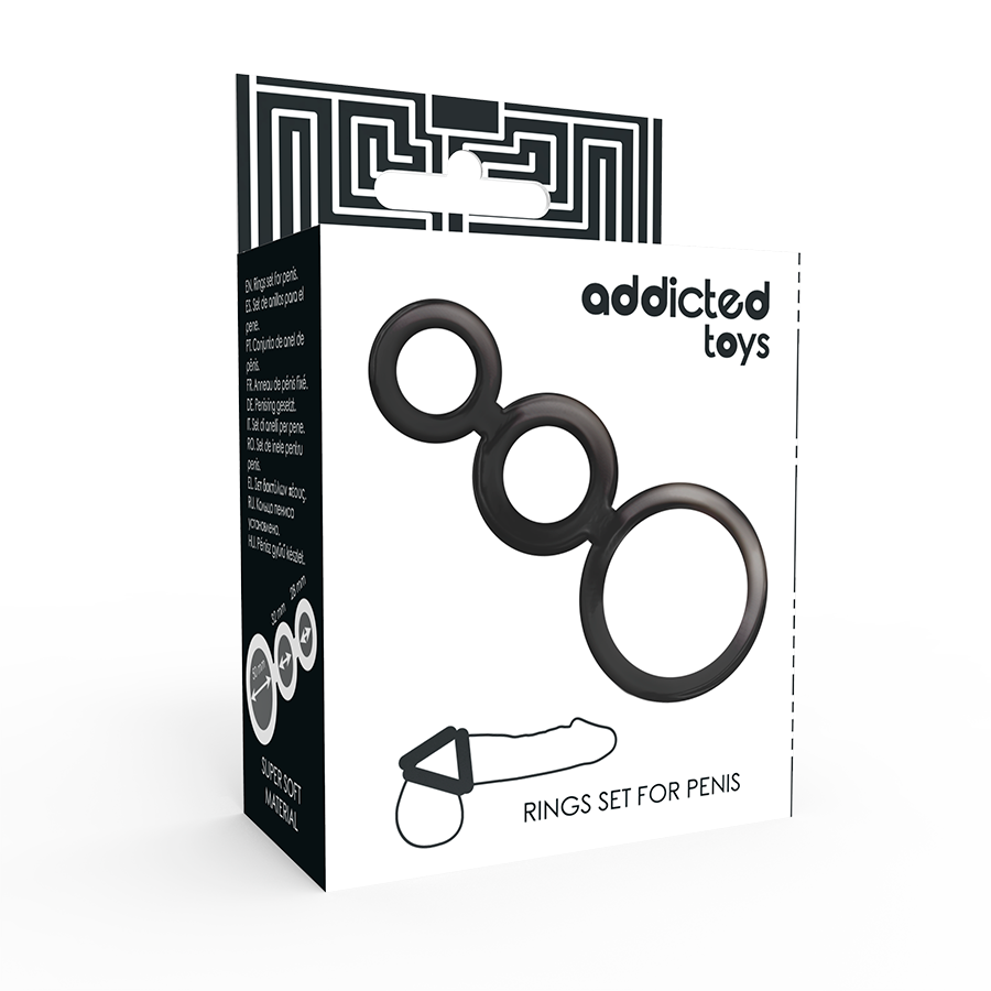 Addicted Toys - Set de Inele pentru Penis - Smoked 2 img 82305 a9a9b676a7bd141bf0f41c124b6e7cfd 1