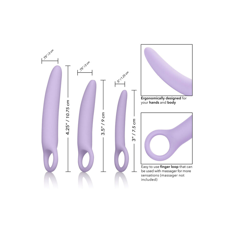 Calexotics-Dr Laura Berman Alena Set of 3 Silicone Dilators 3 img 88989 5603d7d31d962dc7bd6689ceacd205b5 1