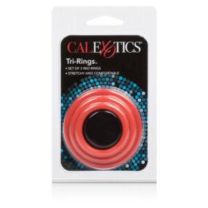 Calexotics-Tri-rings Set Roșu-Silicon 8 Calexotics-Tri-rings Set Roșu-Silicon - imagine 4