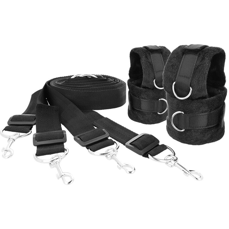 Darkness Bondage-Set Curele de Fixare pentru Pat-Metal 6 img 93826 b7b60cdf9182006abb680203bf678dfd 1